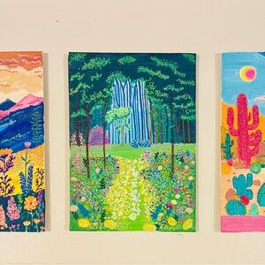Vibrant Nature Art Painting Set